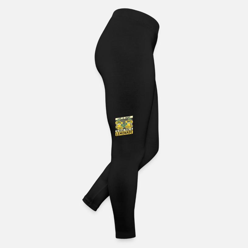 La vie est courte boire plus de limonade limonade Legging en jersey Femme