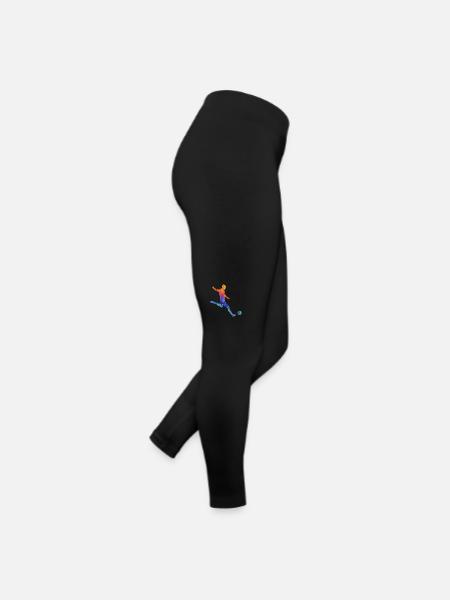 Professional Soccer Player Soccer God Soccer Player Goal Scorer - Women’s Jersey Leggings - black - Right