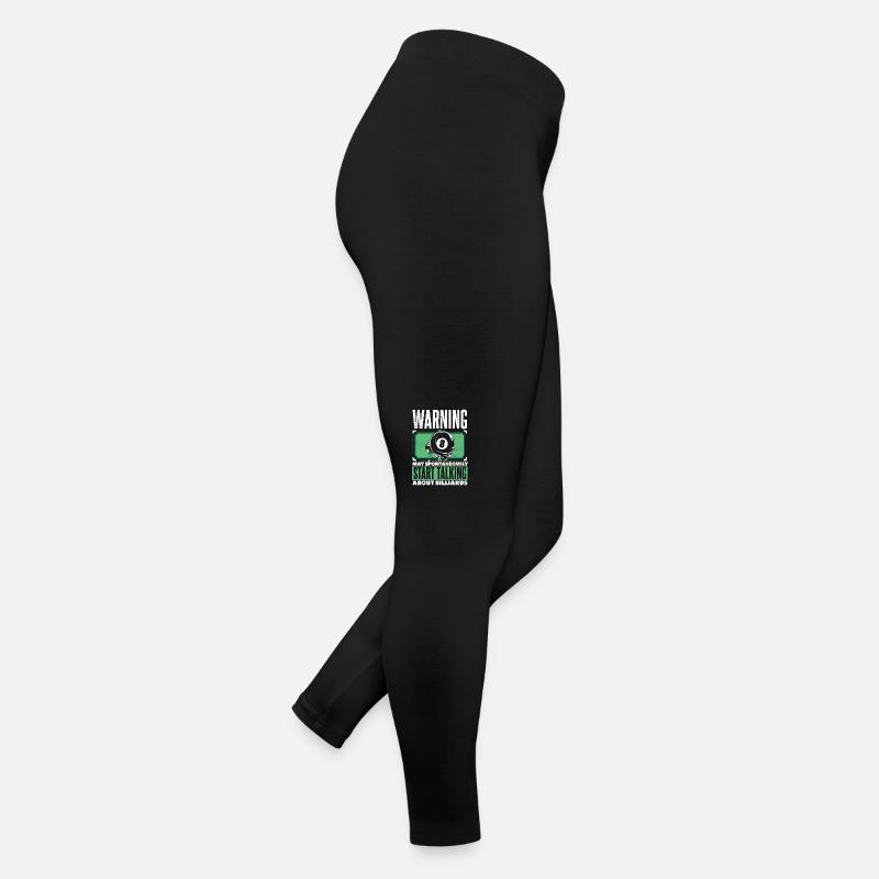 Avertissement peut commencer à parler de billard snooker Legging en jersey Femme