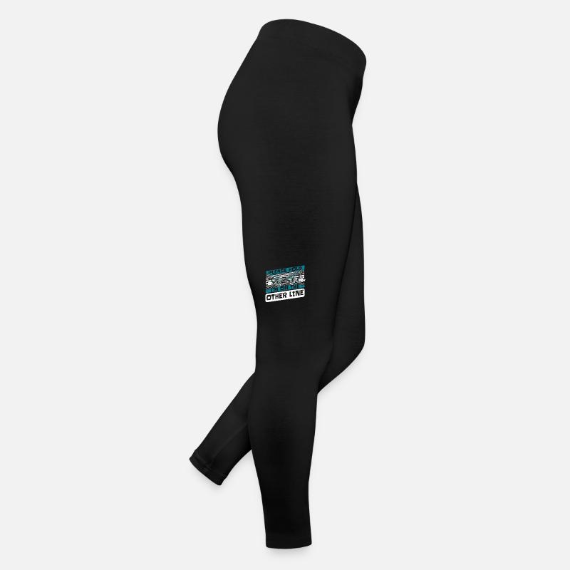 Please Hold I'm On The Other Line Spinnfischer Women’s Jersey Leggings