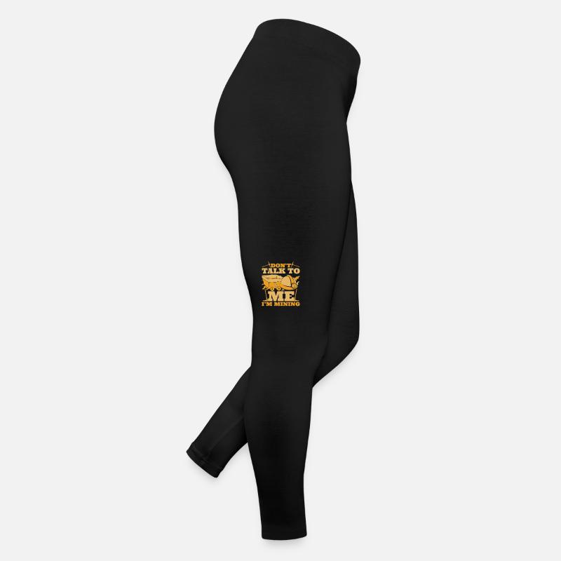 Don't Talk To Me I'm Mining Cryptocurrency Women’s Jersey Leggings