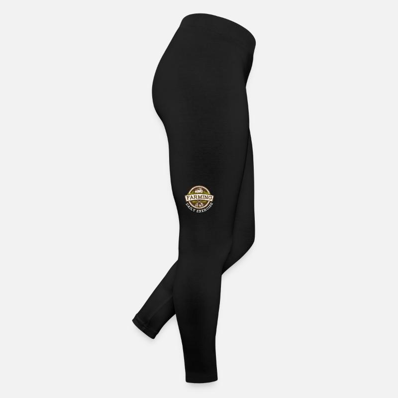 L’agriculture est mon exercice quotidien Biobauer Bauer Legging en jersey Femme