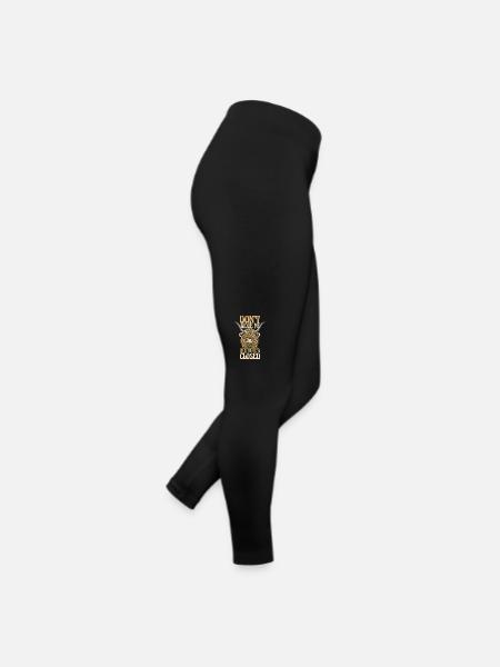 Le coiffeur a été fermé Highland Cow Lever - Legging en jersey Femme - noir - Droite