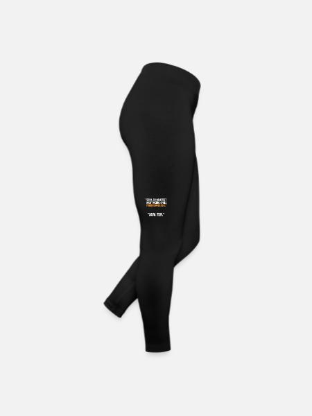 Sohn Programmieren Ja Vater Developer Coder - Frauen Jersey Leggings - Schwarz - Rechts