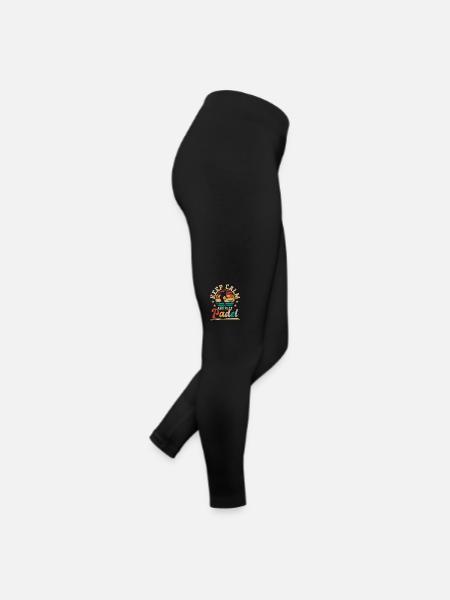 Gardez votre calme et jouez au padel, au padel, au paddle-tennis - Legging en jersey Femme - noir - Droite