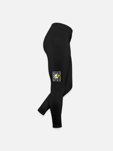 Practice Volleyballspieler Volleyballfreak - Frauen Jersey Leggings - Schwarz - Rechts