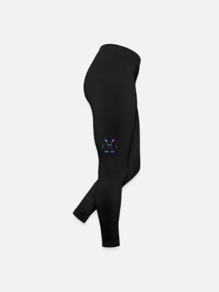 Oiseau de mer Manchot royal Manchot empereur Pingouin - Legging en jersey Femme - noir - Droite