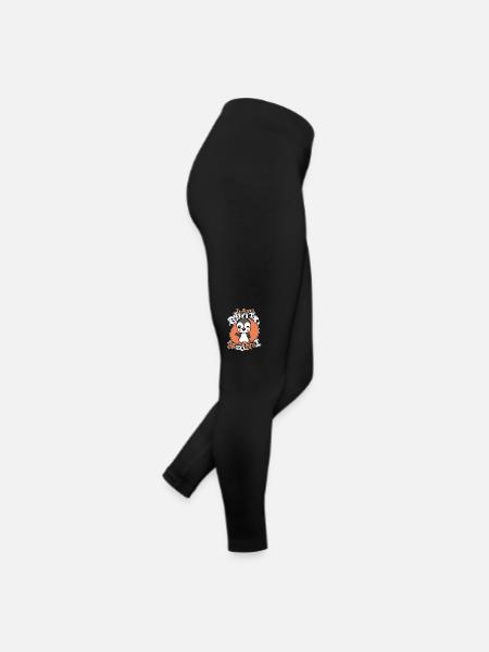 La vie est courte et moi aussi le manchot royal oiseau de mer - Legging en jersey Femme - noir - Droite
