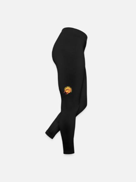 Bearded Dragon Whisperer Pogona Pet Lizard - Women’s Jersey Leggings - black - Right