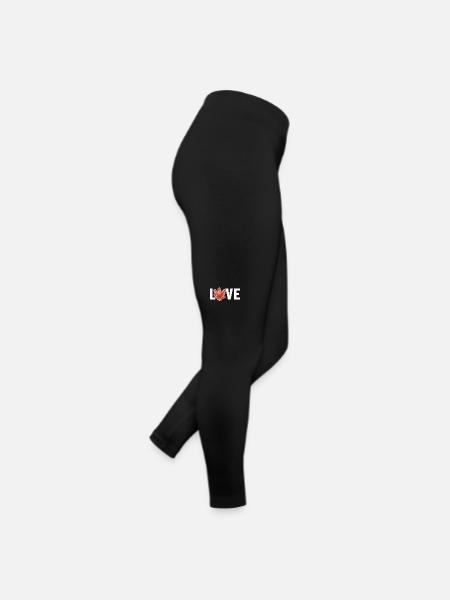 Liebe Geologe Rockhounding Mineraliensammler - Frauen Jersey Leggings - Schwarz - Rechts