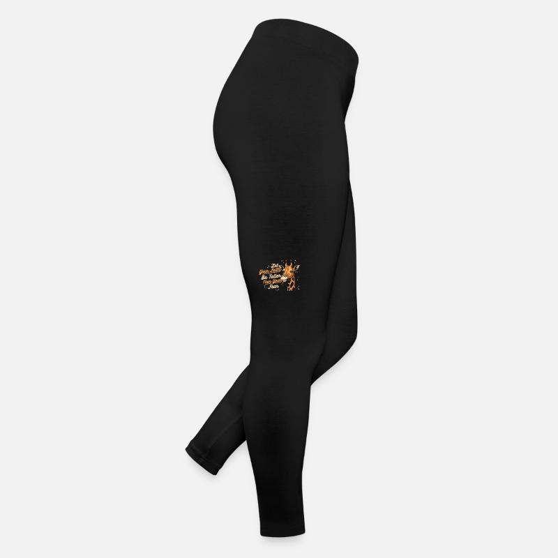 La foi est plus grande que ta peur Nubien Africain Legging en jersey Femme