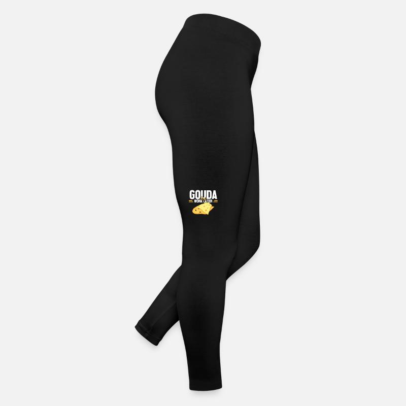 Gouda First Work Later Cheesemonger Maker Queso Women’s Jersey Leggings