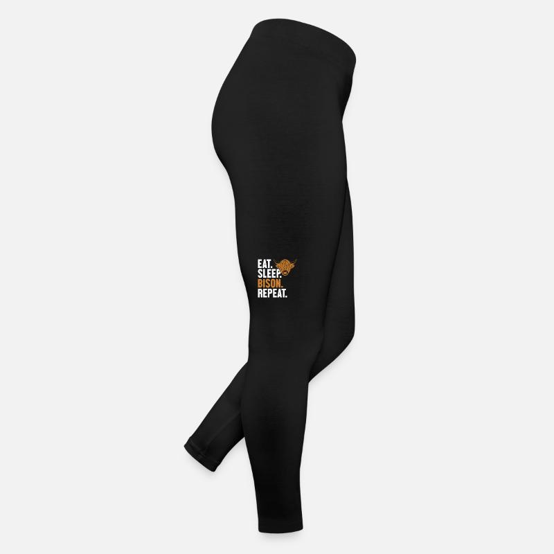 Manger Dormir Bison Répéter Bison d’Amérique Buffalo Legging en jersey Femme