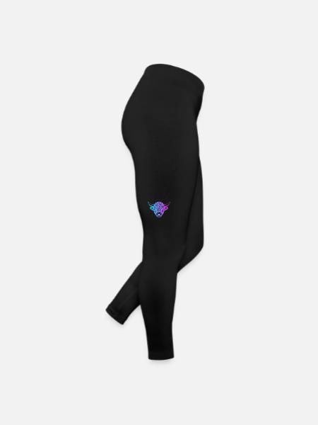 Büffel Amerikanischer Bison Bovinae Liebhaber Bison - Frauen Jersey Leggings - Schwarz - Rechts
