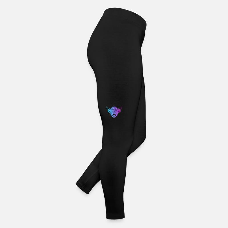 Bison d’Amérique de buffle Bovinae Lover Bison Legging en jersey Femme