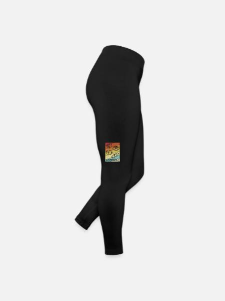 Retro Bread Dough Bread Maker Bread Queen Lover - Women’s Jersey Leggings - black - Right