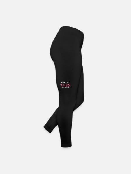 Zertifizierter bester Tutor der Welt - Frauen Jersey Leggings - Schwarz - Rechts