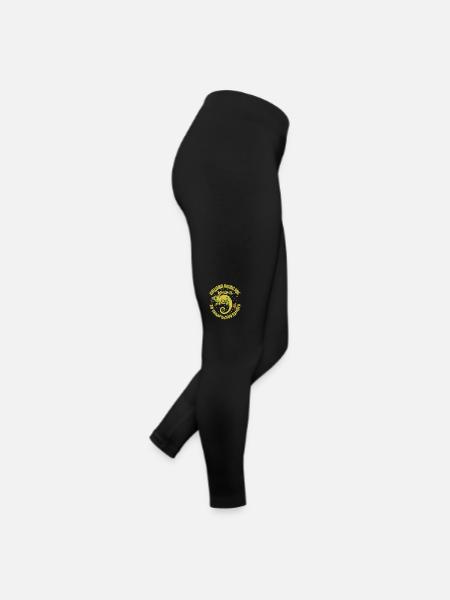 Farben langweilen mich Panther verschleierte Chamaeleonidae - Frauen Jersey Leggings - Schwarz - Rechts