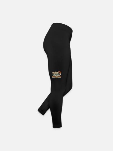Août 1993 Anniversaire 1993 - Cadeau Légendes Août - Legging en jersey Femme - noir - Droite