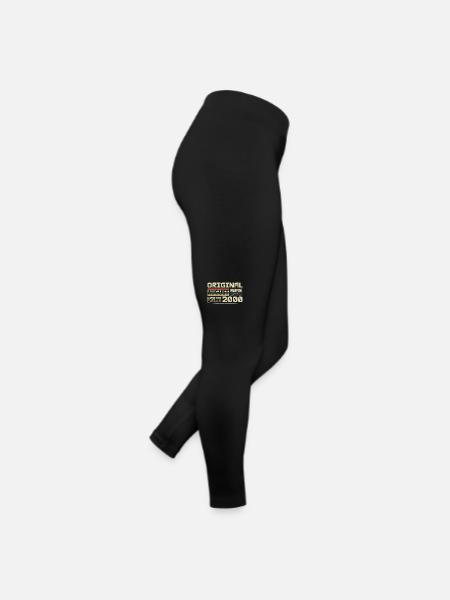 August 2000 - geboren im August 2000 Erbaut im August 2000 - Frauen Jersey Leggings - Schwarz - Rechts