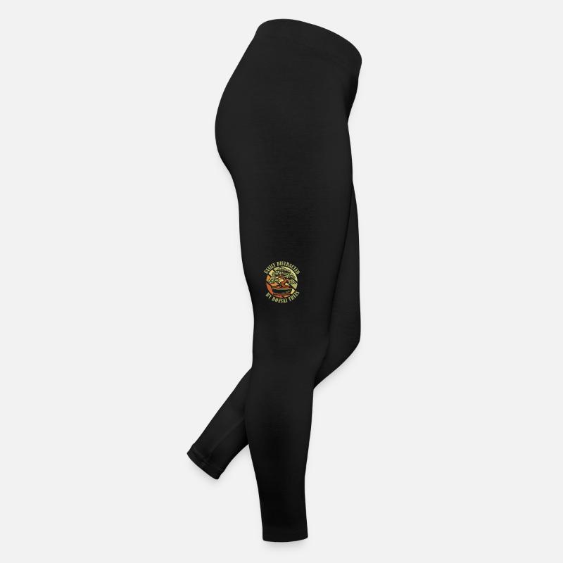 Leicht ablenkbar durch Bonsai Bäume Bonsai Schalen Frauen Jersey Leggings