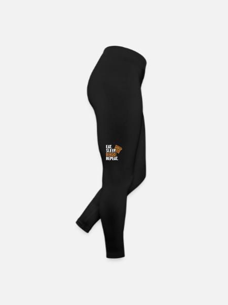 Eat Sleep Bingo Repeat Caller Daubers - Women’s Jersey Leggings - black - Right