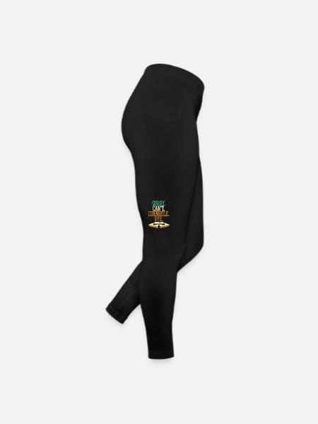Sorry Can’t Cornhole Bye Bean Bag Plateaux de jeu - Legging en jersey Femme - noir - Droite