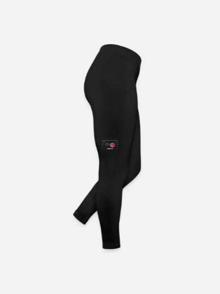 Michelangelo Kreation des Adam Donuts Donut - Frauen Jersey Leggings - Schwarz - Rechts