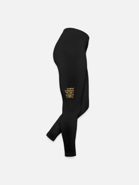 Es würde Oboe Fagott Instrument Music heißen - Frauen Jersey Leggings - Schwarz - Rechts