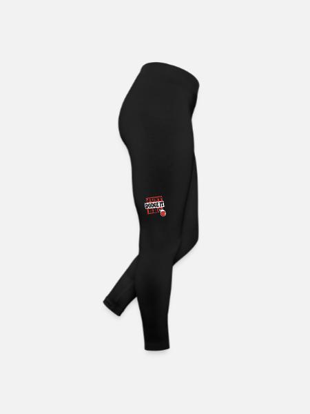 Just Bro Game Prisonball Joueur d’équipe Dodgeball - Legging en jersey Femme - noir - Droite