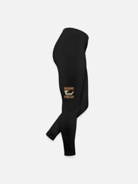 Peut parler spontanément de l’équipe de bateaux-dragons - Legging en jersey Femme - noir - Droite