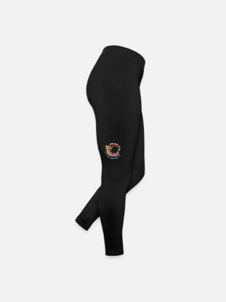 Boat Is Powered By Positive Thinking Team Lover - Women’s Jersey Leggings - black - Right