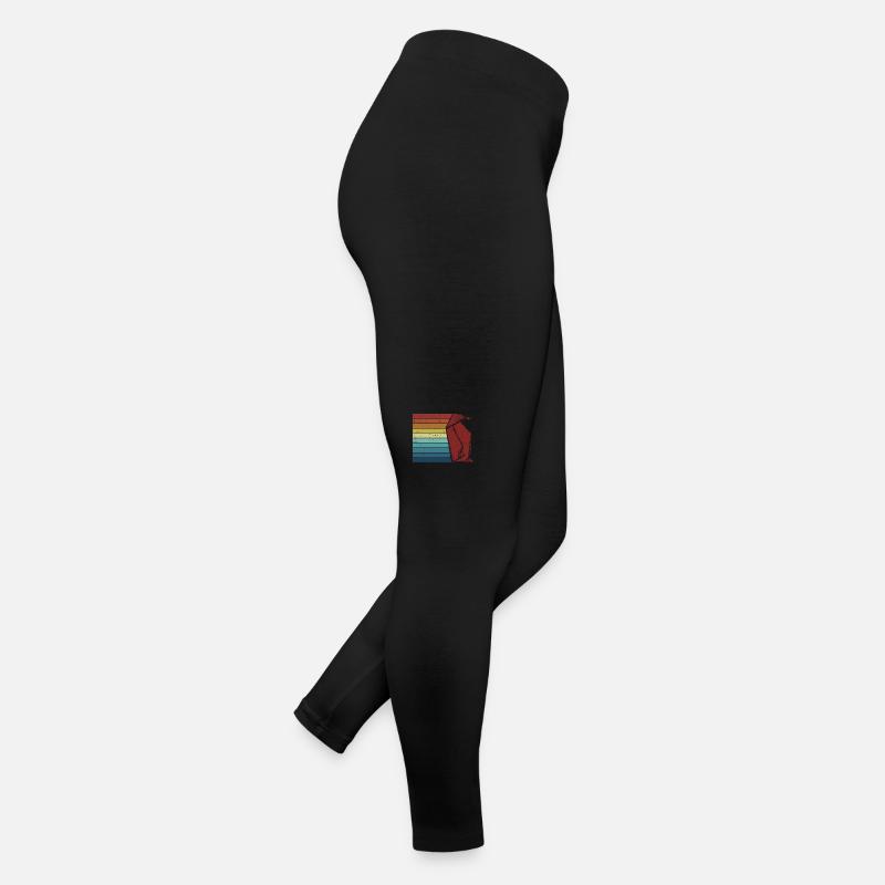 Rétro hibou grue en papier pliage Master Origami Legging en jersey Femme