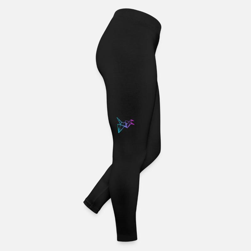 Folding Owl Paper Crane Master Origami Women’s Jersey Leggings