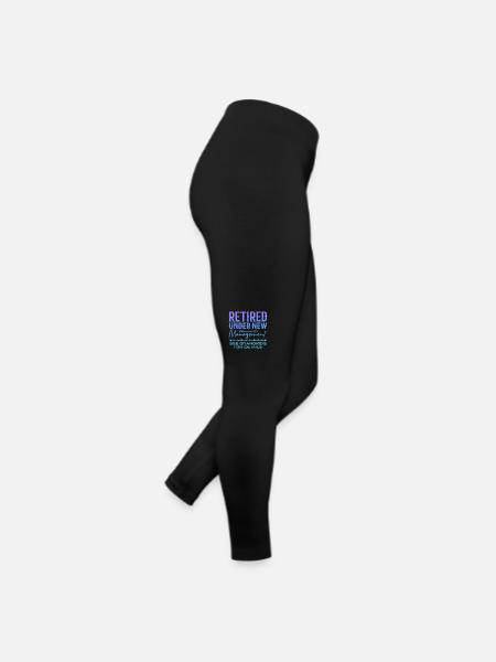 Retired Under New Management See Grandkids - Legging en jersey Femme - noir - Droite