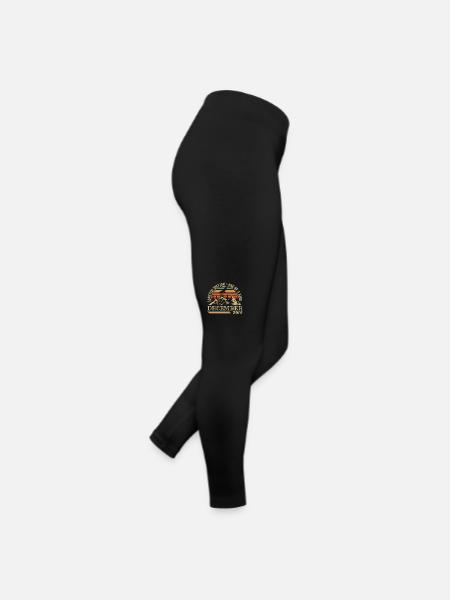 Vintage Décembre 2001, Génial Depuis Décembre 2001 - Legging en jersey Femme - noir - Droite