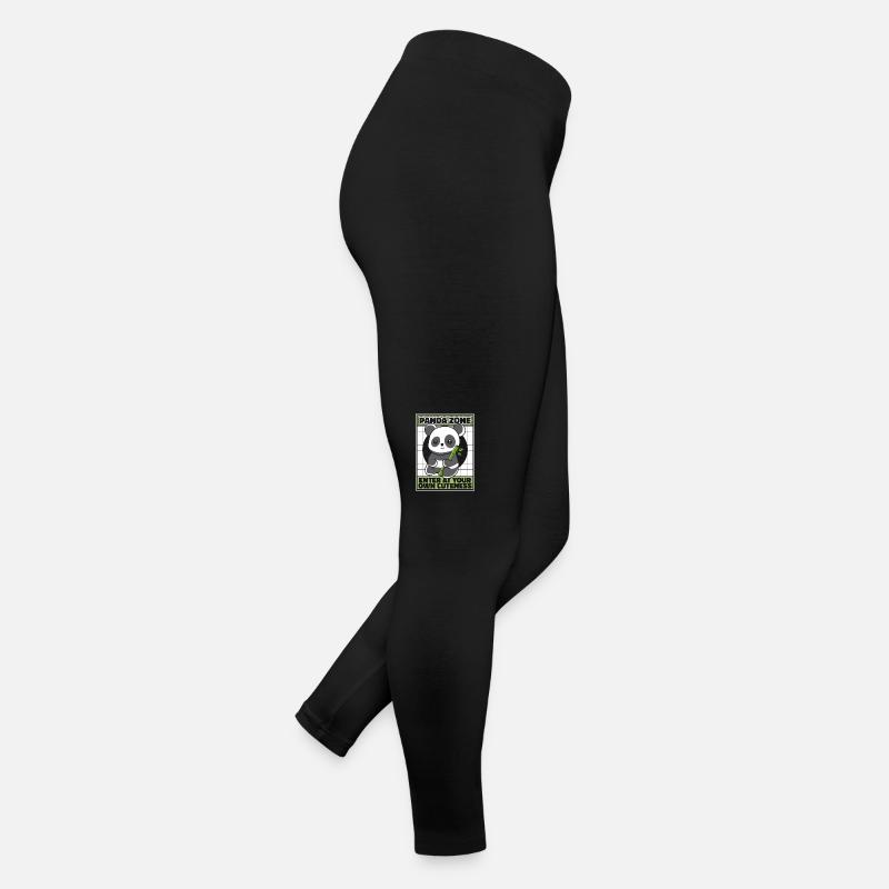 Panda Zone Entrez À Votre Propre Mignon Panda Bear Legging en jersey Femme