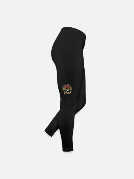Retro Vintage December 1999 Birthday Gift - Women’s Jersey Leggings - black - Right