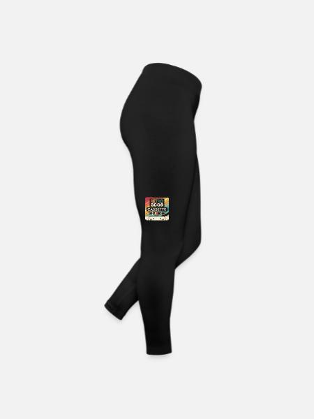 Retro 1975 Vintage 2008 - Cadeau Anniversaire 2008 - Legging en jersey Femme - noir - Droite