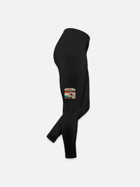 Original 1958, Legendary since 1958 Vintage 1958 - Women’s Jersey Leggings - black - Right