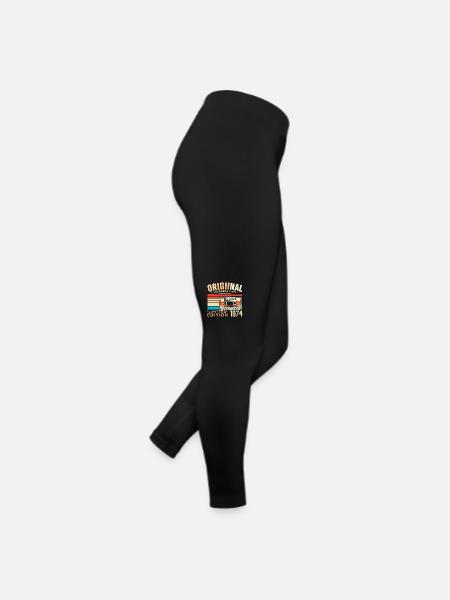 Original 1974, Legendary since 1974 Vintage 1974 - Women’s Jersey Leggings - black - Right