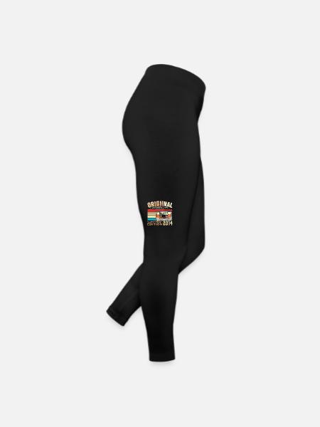 Original 2014, Legendary since 2014 Vintage 2014 - Women’s Jersey Leggings - black - Right
