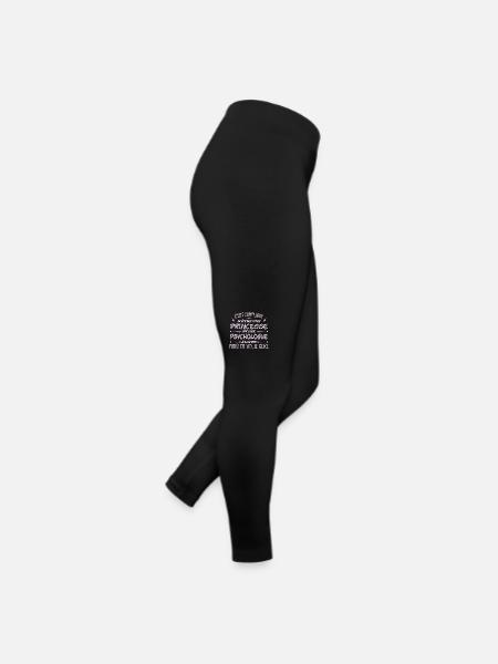 C'est compliqué d'être Une Princesse Psychologue - Legging en jersey Femme - noir - Droite