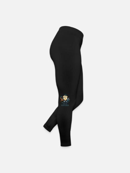 Seulement ici pour l’image du pop-corn - Legging en jersey Femme - noir - Droite