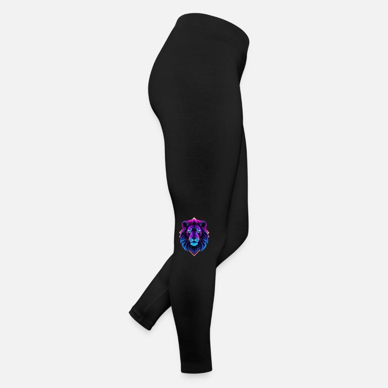 Neon-Löwe Frauen Jersey Leggings