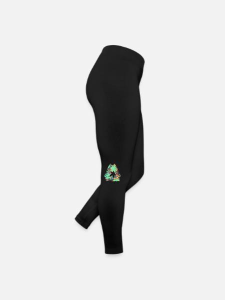 autumn sheet e 240 - Women’s Jersey Leggings - black - Right