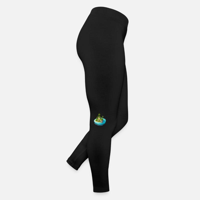Isla vectorizada Leggings de punto para mujer