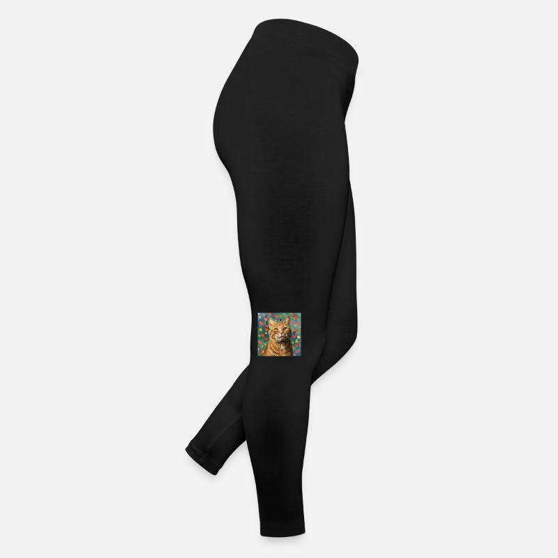 Cat, cat motif, pop art, gift, gift idea Women’s Jersey Leggings