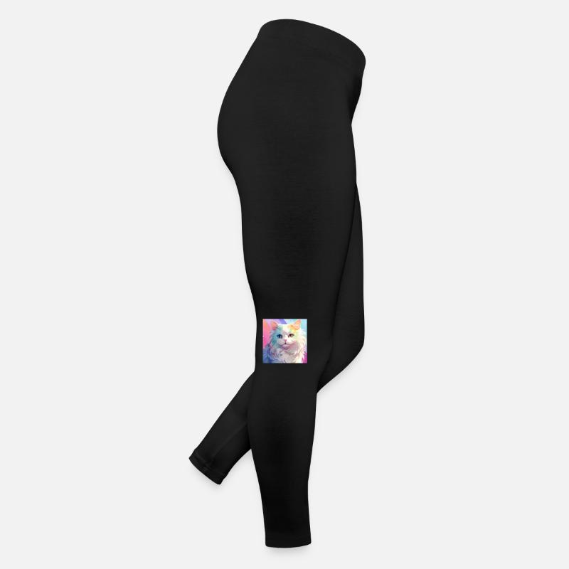 chat, motif de chat, anime, cadeau, idées cadeaux Legging en jersey Femme