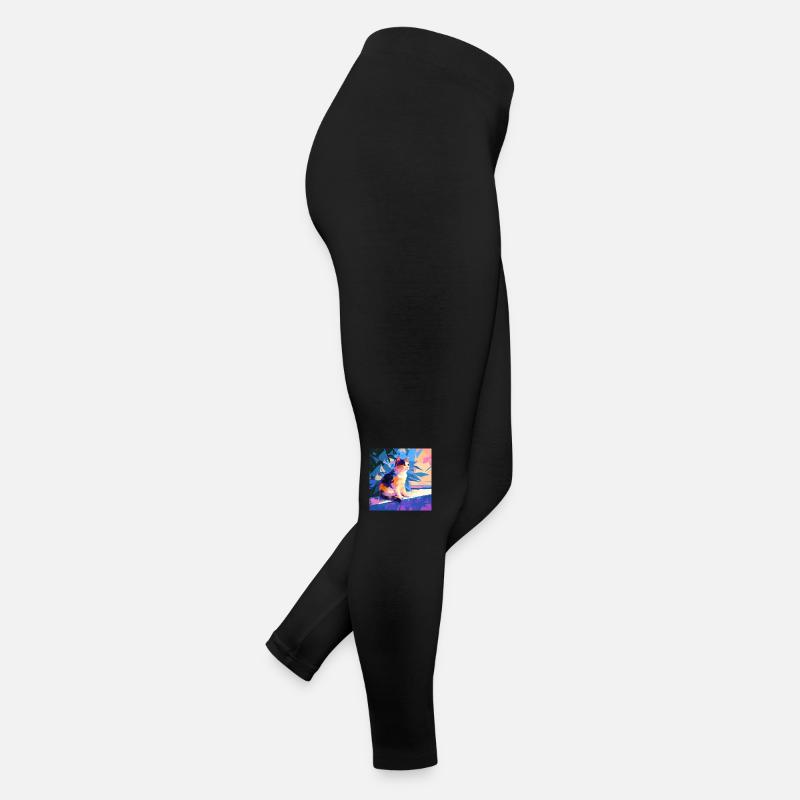 Chat, Motif De Chat Legging en jersey Femme